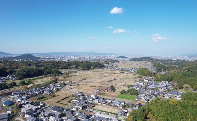 飛鳥宮跡から藤原宮跡